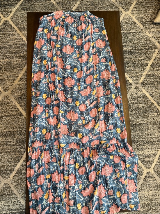 LOFT Dresses & Skirts - LOFT Floral Maxi Dress in Blue, Pink, and Yellow